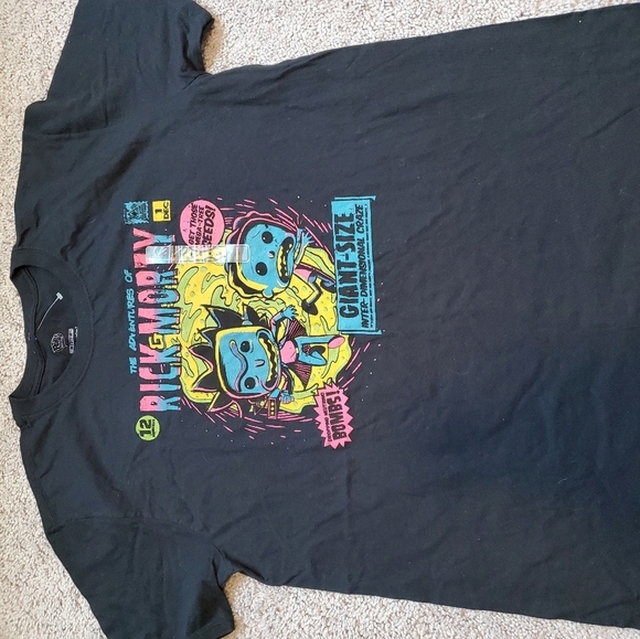 Pop! Rick And Morty Unisex Tshirt With Colorful Graphic New Without Tags - Picture 2 of 7